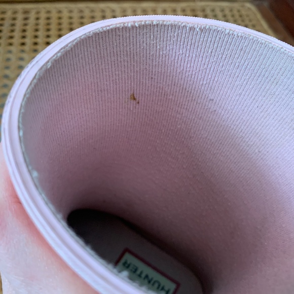 Girls Hunter Light Pink Pearl Iridescent Rain Boots Toddler 9 - Picture 2 of 7